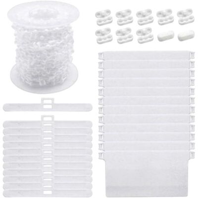 MOXIE Stores Verticaux Accessoires Rouleau Rideau Perle Corde Connecteur Clips Bricolage Rouleau Store Montage Pour Maison Chambre Cuisine - Publicité MOXIE Stores Verticaux Accessoires Rouleau Rideau Perle Corde Connecteur Clips Bricolage Rouleau Store Montage Pour Maison Chambre Cuisine - Publicité