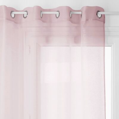 Voilage "moly" Tamisant 135 X 240 Cm Atmosphera - Rose - Rose - - Publicité Voilage "moly" Tamisant 135 X 240 Cm Atmosphera - Rose - Rose - - Publicité