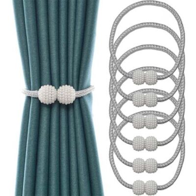 ABYSSE 6 Pièces Embrases Pour Voilages, Embrase Rideaux Aimanté, Attache Rideau Aimantée, Mbrasses Magnétiques Pour Rideaux Pour Décoration De Salon, Bureau Et Chambre À Coucher (gris) - Publicité ABYSSE 6 Pièces Embrases Pour Voilages, Embrase Rideaux Aimanté, Attache Rideau Aimantée, Mbrasses Magnétiques Pour Rideaux Pour Décoration De Salon, Bureau Et Chambre À Coucher (gris) - Publicité