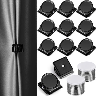 Vision Lot De 10 Aimants Pour Rideaux D'Extérieur, Pour Rideaux Intérieurs Et Extérieurs, Pour Éviter Les Fuites Sur Terrasse, Moustiquaire, Cabane, Gazebo (noir) - Publicité Vision Lot De 10 Aimants Pour Rideaux D'Extérieur, Pour Rideaux Intérieurs Et Extérieurs, Pour Éviter Les Fuites Sur Terrasse, Moustiquaire, Cabane, Gazebo (noir) - Publicité