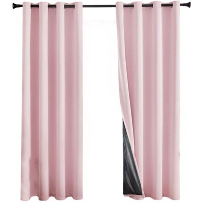 Melissa Rideau Occultant Pour Fenêtre 84 Pouces (213cm) Long - 1 Panneau K68 Rose Foncé - À Oeillets Thermiques - Pour Chambre Ou Séparation De Placard - Publicité Melissa Rideau Occultant Pour Fenêtre 84 Pouces (213cm) Long - 1 Panneau K68 Rose Foncé - À Oeillets Thermiques - Pour Chambre Ou Séparation De Placard - Publicité