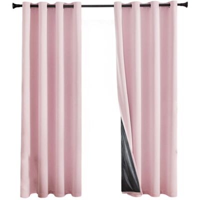 Melissa Rideau Occultant Pour Fenêtre 84 Pouces (213cm) Long - 1 Panneau K68 Rose Foncé - À Oeillets Thermiques - Pour Chambre Ou Séparation De Placard - Publicité Melissa Rideau Occultant Pour Fenêtre 84 Pouces (213cm) Long - 1 Panneau K68 Rose Foncé - À Oeillets Thermiques - Pour Chambre Ou Séparation De Placard - Publicité