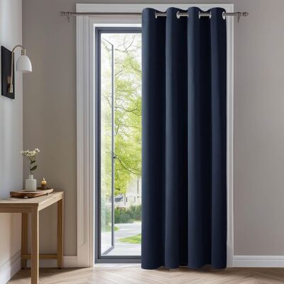 GRASSLIN 1 Pièce Rideau, Oeillets, Occultant, Thermique, Polyester, 132x214 Cm, Chambre - Publicité GRASSLIN 1 Pièce Rideau, Oeillets, Occultant, Thermique, Polyester, 132x214 Cm, Chambre - Publicité