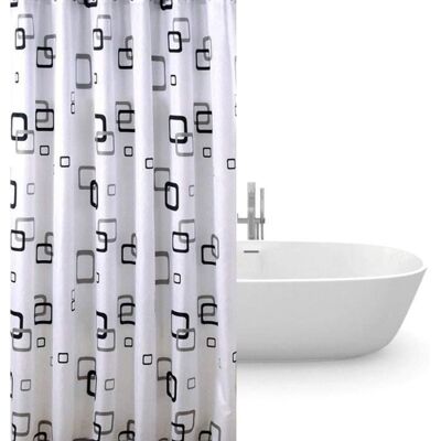 Cellfast Rideau De Douche Imperméable - 180x220cm - Anti-moisissure - Sans Odeur - Polyester - Publicité Cellfast Rideau De Douche Imperméable - 180x220cm - Anti-moisissure - Sans Odeur - Polyester - Publicité