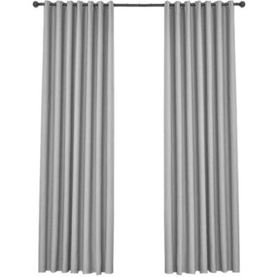 Melissa Rideaux Occultants Isolants Thermiques - Design Moderne À Oeillets - Gris Clair 132x240 Cm - Publicité Melissa Rideaux Occultants Isolants Thermiques - Design Moderne À Oeillets - Gris Clair 132x240 Cm - Publicité