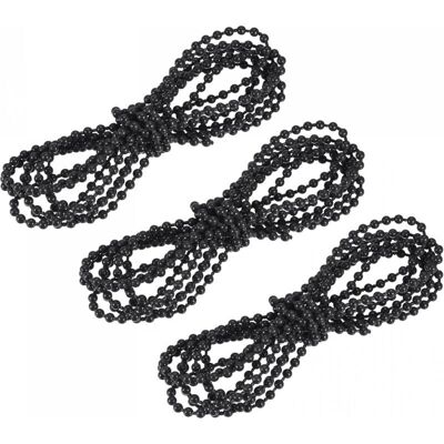 MOXIE Aveugles Perlé Chaîne Cordon, 2,19 Yards 3pcs Romain Vertical Rouleau Ombres Pour Fenêtre Rideau Aveugles Rechange Pièces, Noir - Publicité MOXIE Aveugles Perlé Chaîne Cordon, 2,19 Yards 3pcs Romain Vertical Rouleau Ombres Pour Fenêtre Rideau Aveugles Rechange Pièces, Noir - Publicité