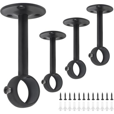 Generic 4 Pièces Supports Pour Tringles À Rideaux, Acier Inoxydable Robuste Support De Tringle À Rideau Pour Plafond Pour Tringles À Rideaux De 25 Mm - Publicité Generic 4 Pièces Supports Pour Tringles À Rideaux, Acier Inoxydable Robuste Support De Tringle À Rideau Pour Plafond Pour Tringles À Rideaux De 25 Mm - Publicité