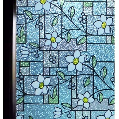PELTOR Film Fenetre Anti Regard Film Occultant Fenêtre 45×200cm Fleurs 3d Décoratif Bon Intimité Anti Uv Anti Chaleur Film Opaque Pour Vitre Pour Chambre Salon Salle De Bain Cuisine - Publicité PELTOR Film Fenetre Anti Regard Film Occultant Fenêtre 45×200cm Fleurs 3d Décoratif Bon Intimité Anti Uv Anti Chaleur Film Opaque Pour Vitre Pour Chambre Salon Salle De Bain Cuisine - Publicité