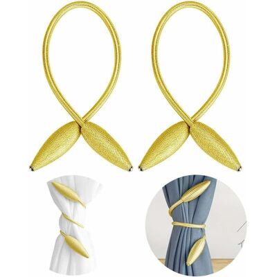 MOXIE 2 Pcs Embrasses À Rideaux Clip L’embrasse En Corde Tricot Tressage Rideaux Boucle Naturel Et Simple Style Embrasse Rideau Décoration Pour Salon Chambre - D'Or - Publicité MOXIE 2 Pcs Embrasses À Rideaux Clip L’embrasse En Corde Tricot Tressage Rideaux Boucle Naturel Et Simple Style Embrasse Rideau Décoration Pour Salon Chambre - D'Or - Publicité