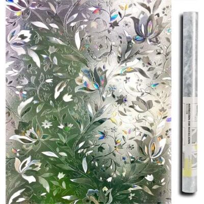 ABYSSE (45x200cm)3d Film Pour Fenêtre Film Electrostatique Protége Intimité Anti-uv Décoratif Film Vitre Anti Regard Motif Tulipes Fleurs - Publicité ABYSSE (45x200cm)3d Film Pour Fenêtre Film Electrostatique Protége Intimité Anti-uv Décoratif Film Vitre Anti Regard Motif Tulipes Fleurs - Publicité