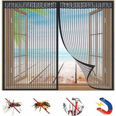 OEM Moustiquaire De Fenêtre Magnétique, Rideaux Anti-moustiques, Fermeture Automatique Magnétique, Pour Fenêtres Ou Portes - Noir 47x47 Pouces (120x120 Cm)-crezuo - Publicité OEM Moustiquaire De Fenêtre Magnétique, Rideaux Anti-moustiques, Fermeture Automatique Magnétique, Pour Fenêtres Ou Portes - Noir 47x47 Pouces (120x120 Cm)-crezuo - Publicité