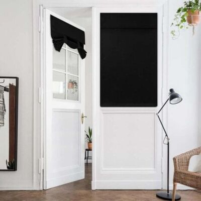 ABYSSE Rideaux Occultants Pour Porte-fenêtre, Rideaux Pour Vitres, Isolation Thermique, Pour Chambre À Coucher, Noir, 66 X 102 Cm, 1 Panneau - Publicité ABYSSE Rideaux Occultants Pour Porte-fenêtre, Rideaux Pour Vitres, Isolation Thermique, Pour Chambre À Coucher, Noir, 66 X 102 Cm, 1 Panneau - Publicité