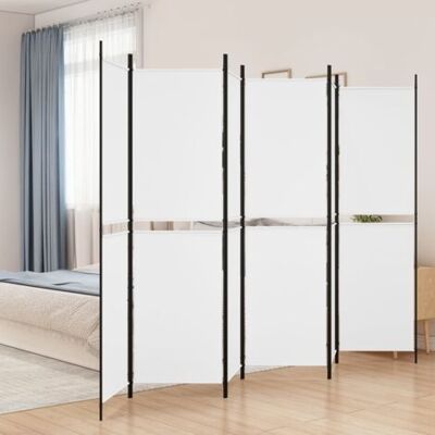 NO BRAND Pair Paravent De Chambre Closion De Séparation 6 Panneaux Blanc 300x200 Cm Tissu -bc67007 - Publicité NO BRAND Pair Paravent De Chambre Closion De Séparation 6 Panneaux Blanc 300x200 Cm Tissu -bc67007 - Publicité