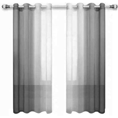 Melissa Rideaux En Voile Dégradé Faux Lin Pour Chambre - À Oeillets - Filtration Lumière Semi-transparente - Pour Séjour 63 Pouces (160cm) De Long - Publicité Melissa Rideaux En Voile Dégradé Faux Lin Pour Chambre - À Oeillets - Filtration Lumière Semi-transparente - Pour Séjour 63 Pouces (160cm) De Long - Publicité