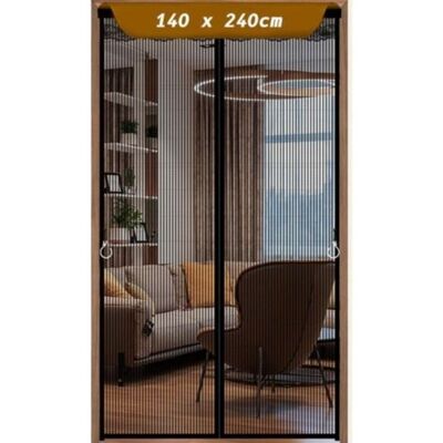 URSUS 140x240cm Moustiquaire Magntique Pour Porte, Rideau En Maille, Joint Magntique De Haut En Bas Avec Fermeture Automatique, Maintient L'air Frais L'intrieur- Noir - Publicité URSUS 140x240cm Moustiquaire Magntique Pour Porte, Rideau En Maille, Joint Magntique De Haut En Bas Avec Fermeture Automatique, Maintient L'air Frais L'intrieur- Noir - Publicité