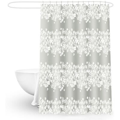 Melissa Lot De 2 Rideaux Occultants Isolants Thermiques - Motif Lignes Argenté Sur Fond Bleu Marine - À Oeillets - 140x245cm - Pour Salon/intérieur - Publicité Melissa Lot De 2 Rideaux Occultants Isolants Thermiques - Motif Lignes Argenté Sur Fond Bleu Marine - À Oeillets - 140x245cm - Pour Salon/intérieur - Publicité