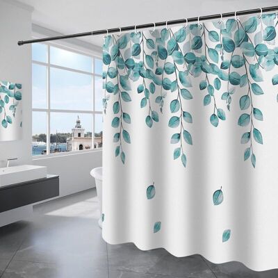 PELTOR Rideau Douche 180x180cm 12 Crochets (printemps Style) Blanctissu Polyester Rideaux De Douche Imperméable Lavable En Machine Rideau Salle De Bain Avec - Publicité PELTOR Rideau Douche 180x180cm 12 Crochets (printemps Style) Blanctissu Polyester Rideaux De Douche Imperméable Lavable En Machine Rideau Salle De Bain Avec - Publicité