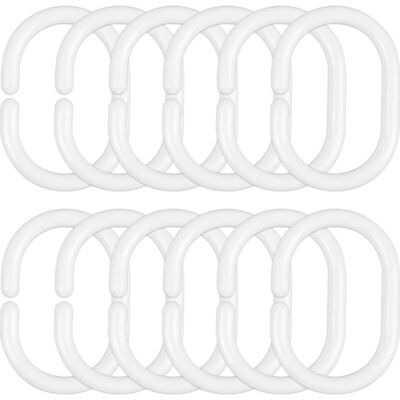 Vision 12 Crochets Pour Rideau De Douche, Faciles À Installer, Grande Capacité De Charge, Surface Lisse, Adaptés Aux Rideaux De Douche. Publicité Vision 12 Crochets Pour Rideau De Douche, Faciles À Installer, Grande Capacité De Charge, Surface Lisse, Adaptés Aux Rideaux De Douche. Publicité