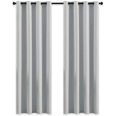 ABYSSE Rideau Occultant - Rideaux D'Extérieur Pour Jardin Pergola À Oeillets Lumière Bloquer Isolant Thermique Décoration Pour Tonnelle, L 132 X H 213 Cm, Gris Blanc, 2 Pcs - Publicité ABYSSE Rideau Occultant - Rideaux D'Extérieur Pour Jardin Pergola À Oeillets Lumière Bloquer Isolant Thermique Décoration Pour Tonnelle, L 132 X H 213 Cm, Gris Blanc, 2 Pcs - Publicité