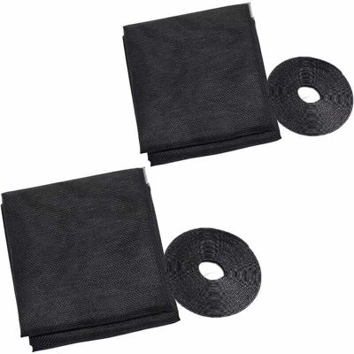 OEM 2 Pièces Moustiquaire Fenêtre Noir, Toile Moustiquaire Rouleau,130x150cm Filet Écran Insecte,toile Moustiquaire Fibre De Verre,protecteur Filet Maille Rideau-crezuo - Publicité OEM 2 Pièces Moustiquaire Fenêtre Noir, Toile Moustiquaire Rouleau,130x150cm Filet Écran Insecte,toile Moustiquaire Fibre De Verre,protecteur Filet Maille Rideau-crezuo - Publicité