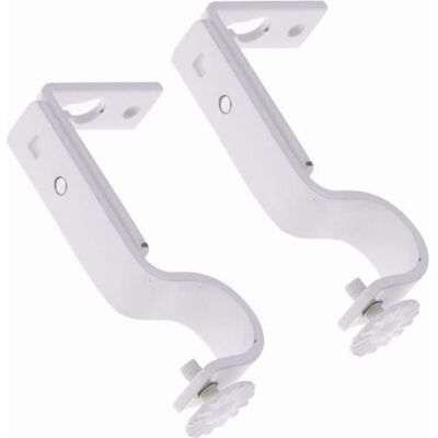 Cellfast Accessoires Pour Rideaux Support Pour Tringle À Rideau Support Monorail (pour Tringle À Rideau 18-22mm) Blanc Paire - Publicité Cellfast Accessoires Pour Rideaux Support Pour Tringle À Rideau Support Monorail (pour Tringle À Rideau 18-22mm) Blanc Paire - Publicité