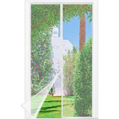 SANS MARQUE Moustiquaire Porte Fenêtre, 90 X 220 Cm - Maillage Fine Blanc Magnétique Rideau Anti Mouche, Se Ferme Tout Seul, La Bande Ve1cro Au Sommet Du Volet Rideau Anti Mouche A Été Élargie À 3.8 Cm - Publicité SANS MARQUE Moustiquaire Porte Fenêtre, 90 X 220 Cm - Maillage Fine Blanc Magnétique Rideau Anti Mouche, Se Ferme Tout Seul, La Bande Ve1cro Au Sommet Du Volet Rideau Anti Mouche A Été Élargie À 3.8 Cm - Publicité
