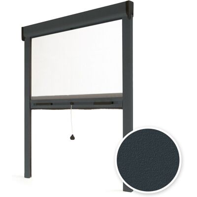 AVOSDIM Store Moustiquaire Luxe Anthracite Texturé 7016 H220 X L150 - Publicité AVOSDIM Store Moustiquaire Luxe Anthracite Texturé 7016 H220 X L150 - Publicité