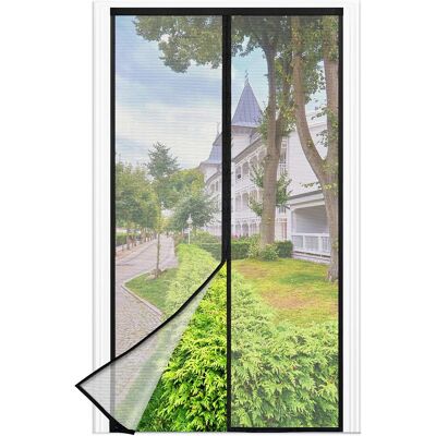 SANS MARQUE Moustiquaire Porte Fenêtre, 75 X 210 Cm - Maillage Fine Noire Magnétique Rideau Anti Mouche, Se Ferme Tout Seul, La Bande Ve1cro Au Sommet Du Volet Rideau Anti Mouche A Été Élargie À 3.8 Cm - Publicité SANS MARQUE Moustiquaire Porte Fenêtre, 75 X 210 Cm - Maillage Fine Noire Magnétique Rideau Anti Mouche, Se Ferme Tout Seul, La Bande Ve1cro Au Sommet Du Volet Rideau Anti Mouche A Été Élargie À 3.8 Cm - Publicité