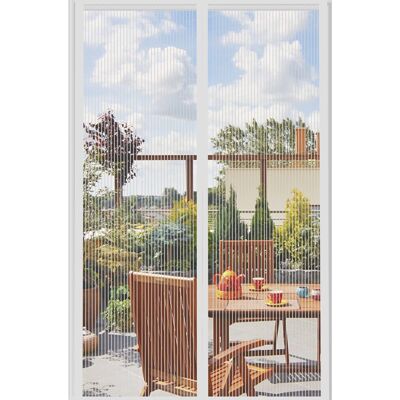 OEM Moustiquaire Porte Fenêtre Aimantée Magnétique 110x210cm Blanc – Rideau Anti Mouches Et Insectes, Écran Toile Pour Baie Coulissante, Sans Perçage - Publicité OEM Moustiquaire Porte Fenêtre Aimantée Magnétique 110x210cm Blanc – Rideau Anti Mouches Et Insectes, Écran Toile Pour Baie Coulissante, Sans Perçage - Publicité
