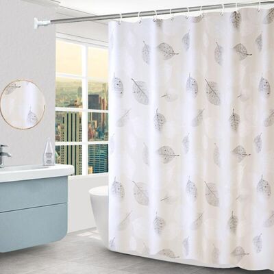 Melissa Rideau De Douche À Panneau - Imprimé Abstrait Moderne - Tissu Imperméable Anti-moisissure - Publicité Melissa Rideau De Douche À Panneau - Imprimé Abstrait Moderne - Tissu Imperméable Anti-moisissure - Publicité