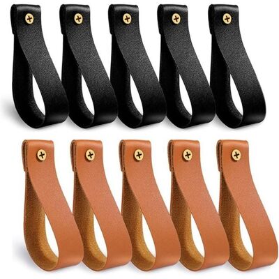 Cellfast 10pièces Support De Tringle À Rideau En Cuir, Support De Tringle À Rideau En Cuir, Sangle À Boucle En Cuir Pu Pour Tringle À Rideau - Publicité Cellfast 10pièces Support De Tringle À Rideau En Cuir, Support De Tringle À Rideau En Cuir, Sangle À Boucle En Cuir Pu Pour Tringle À Rideau - Publicité