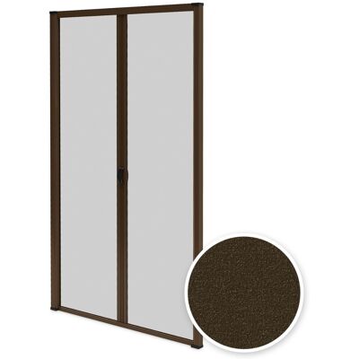 AVOSDIM Moustiquaire Pour Baie Vitrée - L.240 X H.230cm Recoupable - Alu. Marron Texturé - Store Coulissant - Publicité AVOSDIM Moustiquaire Pour Baie Vitrée - L.240 X H.230cm Recoupable - Alu. Marron Texturé - Store Coulissant - Publicité