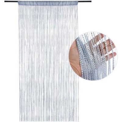 OEM Royaluxe-rideau Occultant Anti Mouche Rideau De Porte Panneau Moustiquaire Pailleté Fil Rideaux Décoration Mural Fenêtre Porte Salle De Frange 100 X 200 Cm - Publicité OEM Royaluxe-rideau Occultant Anti Mouche Rideau De Porte Panneau Moustiquaire Pailleté Fil Rideaux Décoration Mural Fenêtre Porte Salle De Frange 100 X 200 Cm - Publicité