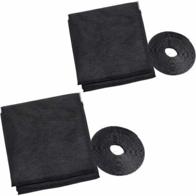 OEM 2 Pièces Moustiquaire Fenêtre Noir, Toile Moustiquaire Rouleau,130x150cm Filet Écran Insecte,toile Moustiquaire Fibre De Verre,protecteur Filet Maille Rideau-crezuo - Publicité OEM 2 Pièces Moustiquaire Fenêtre Noir, Toile Moustiquaire Rouleau,130x150cm Filet Écran Insecte,toile Moustiquaire Fibre De Verre,protecteur Filet Maille Rideau-crezuo - Publicité