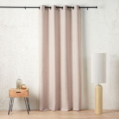 LINDER Rideau Tamisant À Œillets Polylin Satin Lin 145x260 Cm - Publicité LINDER Rideau Tamisant À Œillets Polylin Satin Lin 145x260 Cm - Publicité