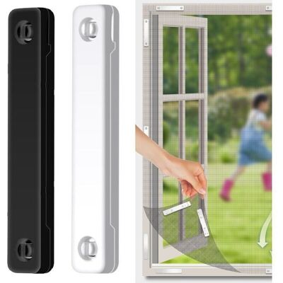PELTOR 12pcs Aimant Moustiquaire Fenetre Noir+blanche, Aimant Pour Moustiquaire, Moustiquaire Fenetre Fixe, Aucun Perçage Requis - Publicité PELTOR 12pcs Aimant Moustiquaire Fenetre Noir+blanche, Aimant Pour Moustiquaire, Moustiquaire Fenetre Fixe, Aucun Perçage Requis - Publicité