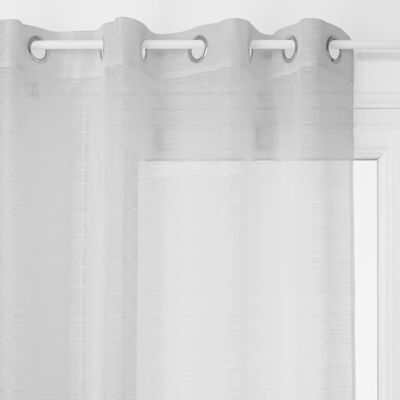 Voilage Tamisant "louis" 140 X 240 Cm Atmosphera - Gris - - Publicité Voilage Tamisant "louis" 140 X 240 Cm Atmosphera - Gris - - Publicité