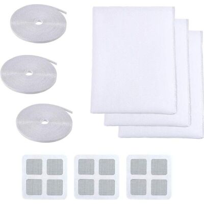 Melissa Moustiquaires Pour Fenêtre, Moustiquaire Filet, 3 Pièces 150 Cm X 200 Cm Protection Contre Les Insectes Pour Fenêtre Moustiquaire Pour Fenêtre, Kit De Protection Anti Moustique (blanche) - Publicité Melissa Moustiquaires Pour Fenêtre, Moustiquaire Filet, 3 Pièces 150 Cm X 200 Cm Protection Contre Les Insectes Pour Fenêtre Moustiquaire Pour Fenêtre, Kit De Protection Anti Moustique (blanche) - Publicité