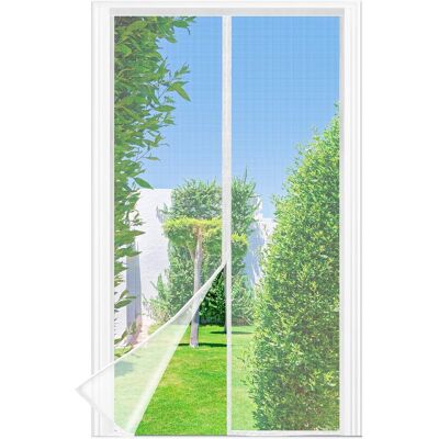 SANS MARQUE Moustiquaire Porte Fenêtre, 110 X 220 Cm - Maillage Fine Blanc Magnétique Rideau Anti Mouche, Se Ferme Tout Seul, La Bande Ve1cro Au Sommet Du Volet Rideau Anti Mouche A Été Élargie À 3.8 Cm - Publicité SANS MARQUE Moustiquaire Porte Fenêtre, 110 X 220 Cm - Maillage Fine Blanc Magnétique Rideau Anti Mouche, Se Ferme Tout Seul, La Bande Ve1cro Au Sommet Du Volet Rideau Anti Mouche A Été Élargie À 3.8 Cm - Publicité