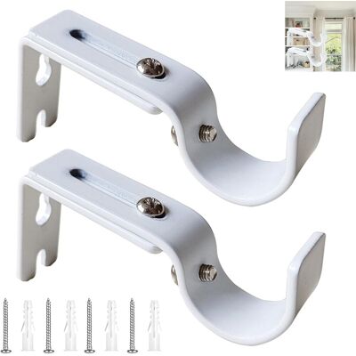 Generic 2 Pièces Supports Pour Tringles À Rideaux Réglables En Métal, Fixation Tringle Rideau Pour Maison Et Bureau, Attache Tringle Rideau Ajustable - Publicité Generic 2 Pièces Supports Pour Tringles À Rideaux Réglables En Métal, Fixation Tringle Rideau Pour Maison Et Bureau, Attache Tringle Rideau Ajustable - Publicité