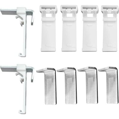 Melissa 6pcs Support De Serrage Pour Rideaux Enrouleurs 6 Pièces Sans Percer Support De Serrage Store Enrouleur Duo Pour Store Enrouleur Pvc Fenêtre En Bois Vantaux De Porte - Publicité Melissa 6pcs Support De Serrage Pour Rideaux Enrouleurs 6 Pièces Sans Percer Support De Serrage Store Enrouleur Duo Pour Store Enrouleur Pvc Fenêtre En Bois Vantaux De Porte - Publicité
