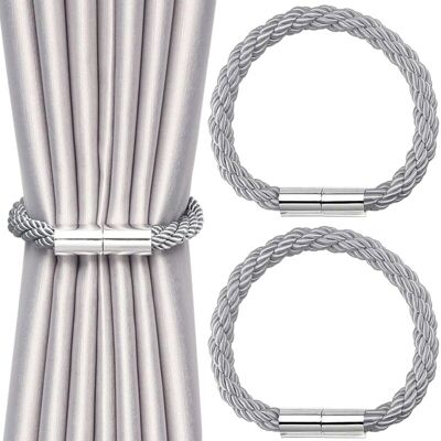 MOXIE Lot De 2 Embrasses Magnétiques Pour Rideaux - Pour La Maison, Le Café, Le Bureau - Publicité MOXIE Lot De 2 Embrasses Magnétiques Pour Rideaux - Pour La Maison, Le Café, Le Bureau - Publicité
