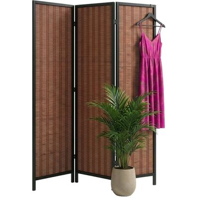 Paravent Relaxdays, 3 Panneaux, Pliant, H X L : 170 X 120 Cm, Bambou, Salon, Cloison Intérieure, Marron - Publicité Paravent Relaxdays, 3 Panneaux, Pliant, H X L : 170 X 120 Cm, Bambou, Salon, Cloison Intérieure, Marron - Publicité