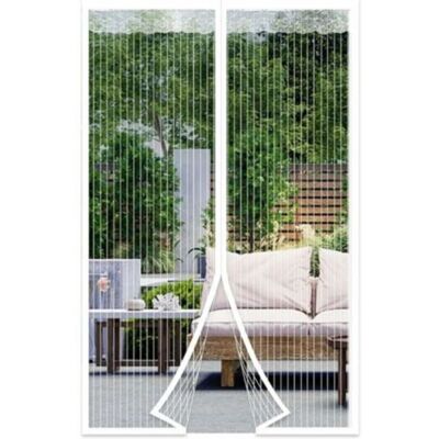 Scotch Moustiquaire Magnétique Pour Porte 140x220 Cm, Rideau Anti-mouches, Fermeture Automatique, Kit De Pose, Bande Adhésive - Publicité Scotch Moustiquaire Magnétique Pour Porte 140x220 Cm, Rideau Anti-mouches, Fermeture Automatique, Kit De Pose, Bande Adhésive - Publicité
