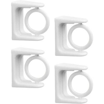 Melissa 4pcs Rideau Tringle Support Mural Crochets Porte- Tige Rideaux Rideau Draperie Tige Tige Pince De Porte- Tige (blanc) - Publicité Melissa 4pcs Rideau Tringle Support Mural Crochets Porte- Tige Rideaux Rideau Draperie Tige Tige Pince De Porte- Tige (blanc) - Publicité