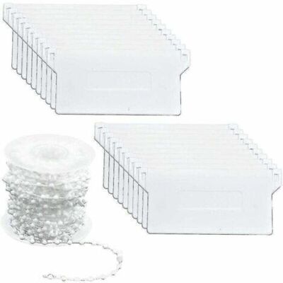 BARKBUSTERS 20 Pices Stores Verticaux Poids Lattes Infrieures 89mm (3.5) X 10m Kit De Rparation De Store, Blanc - Publicité BARKBUSTERS 20 Pices Stores Verticaux Poids Lattes Infrieures 89mm (3.5) X 10m Kit De Rparation De Store, Blanc - Publicité