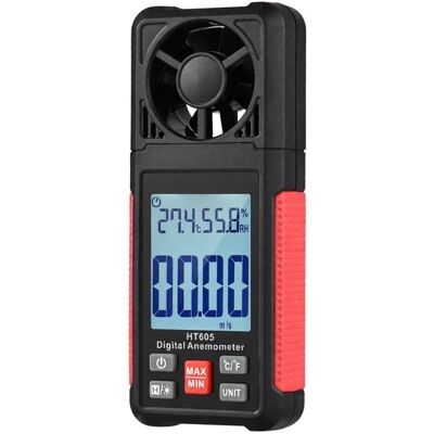OEM Anémomètre-thermomètre Numérique, Mesure Vitesse Vent Température Humidité, Écran 2,2 Pouces - Publicité OEM Anémomètre-thermomètre Numérique, Mesure Vitesse Vent Température Humidité, Écran 2,2 Pouces - Publicité