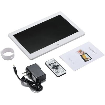 OEM Cadre Photo Numérique Elecframe 10 Pouces Blanc, Avec Détecteur De Mouvement (télécommande Incluse) - Publicité OEM Cadre Photo Numérique Elecframe 10 Pouces Blanc, Avec Détecteur De Mouvement (télécommande Incluse) - Publicité