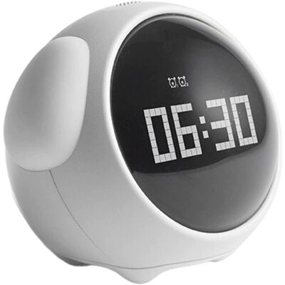 OEM Réveil Pour Enfant Numérique Rechargeable - Design Mignon Emoji - Veilleuse À Commande Vocale - 2 Alarms, 5 Voix, Snooze, Date, Température-dou - Publicité OEM Réveil Pour Enfant Numérique Rechargeable - Design Mignon Emoji - Veilleuse À Commande Vocale - 2 Alarms, 5 Voix, Snooze, Date, Température-dou - Publicité