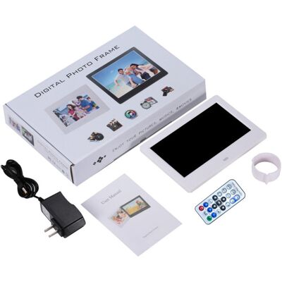 OEM Cadre Photo Numérique 7 Pouces, Écran Tactile Hd 1080p Ips, Lecture De Photos, Vidéos, Calendrier, Musique Et Publicités, Format 16:9, Compatible Avec Les Cartes Mémoire Jusqu'à 32 Go. Publicité OEM Cadre Photo Numérique 7 Pouces, Écran Tactile Hd 1080p Ips, Lecture De Photos, Vidéos, Calendrier, Musique Et Publicités, Format 16:9, Compatible Avec Les Cartes Mémoire Jusqu'à 32 Go. Publicité